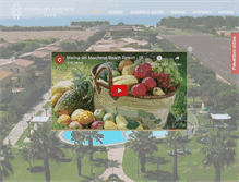 Tablet Screenshot of marinadelmarchese.com